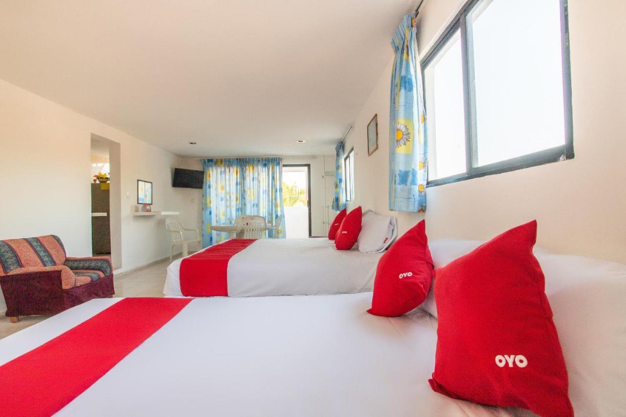 Oyo Mar Inn Telchac Puerto Bagian luar foto