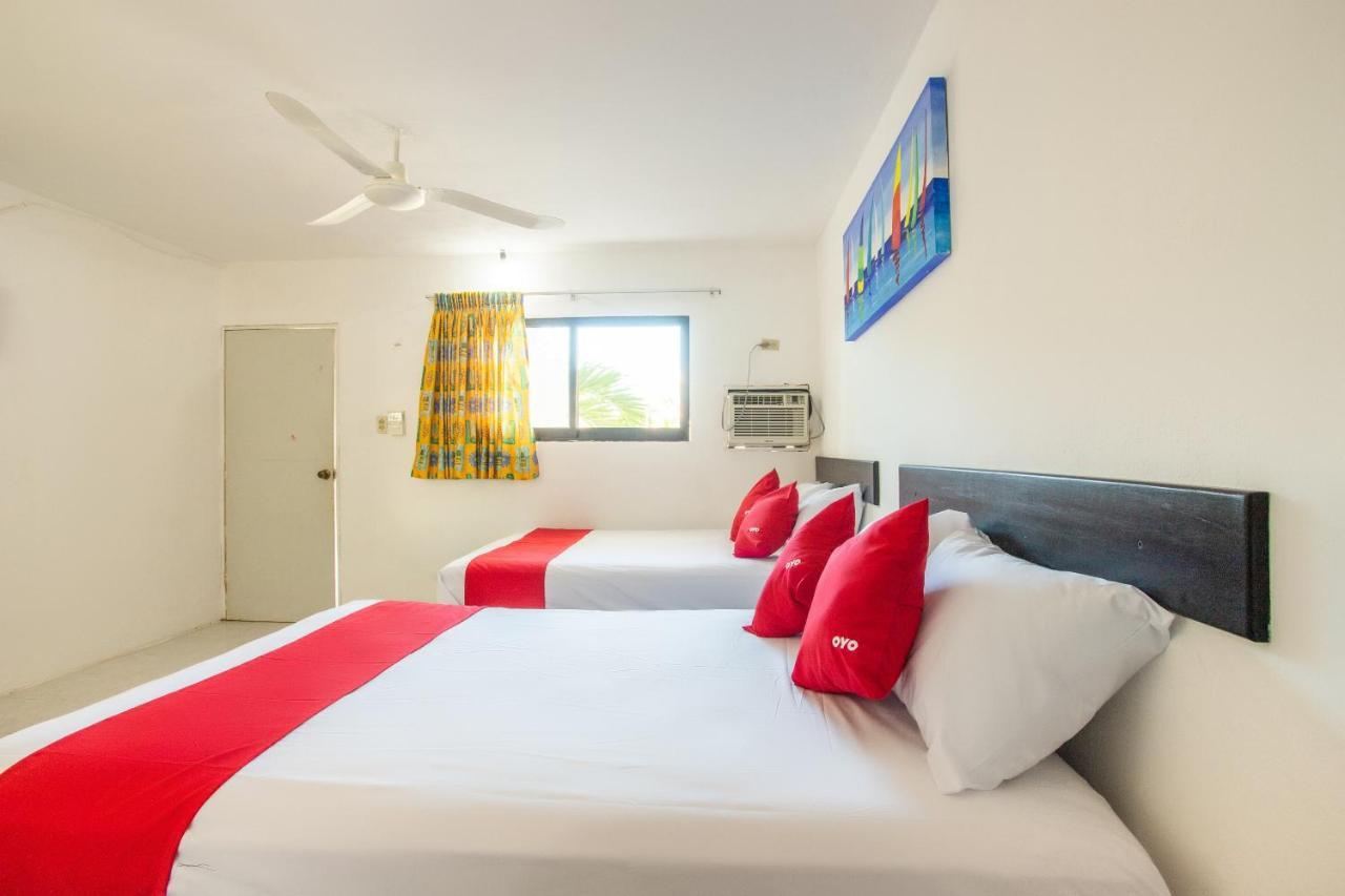 Oyo Mar Inn Telchac Puerto Bagian luar foto